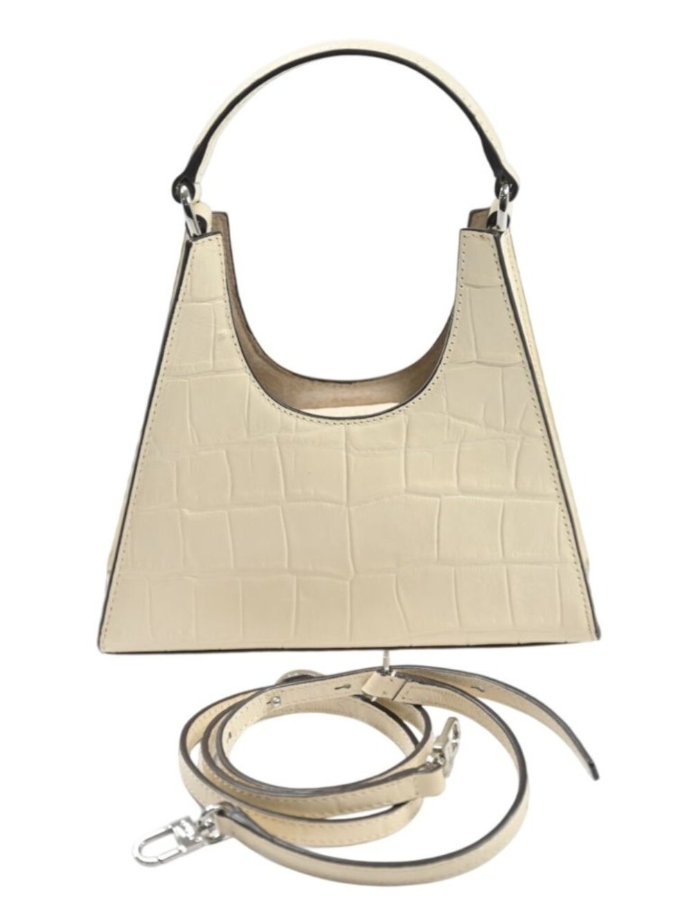 Staud Rey Mini Bag in Off-White